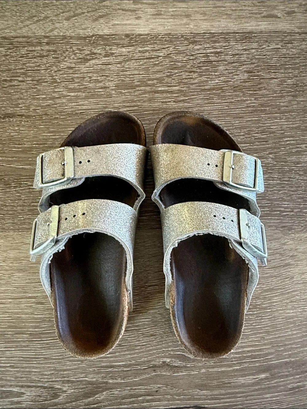 Toddler Birkenstock Arizona footbed sandal, size 28